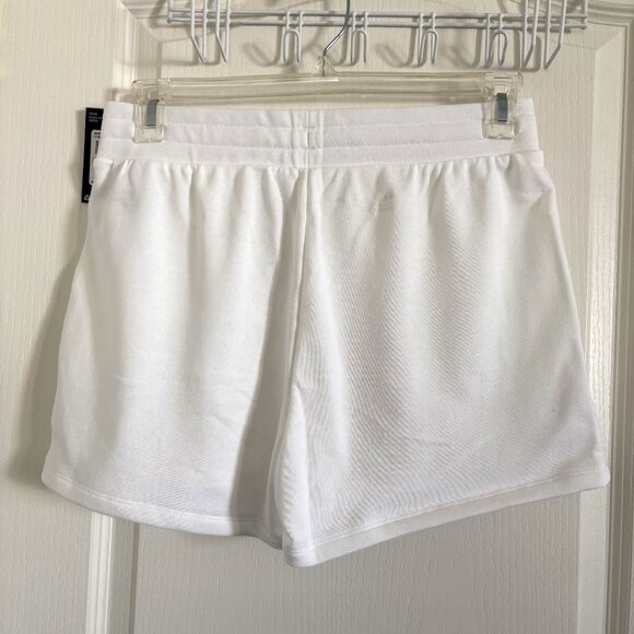 Under Armour Rival Terry Shorts Fleece Sweats Loungewear White Size Medium NEW - Picture 4 of 7